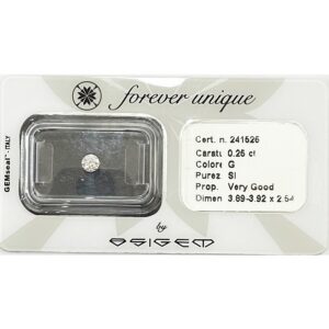 Gyémánt 025ct 241526 Osigem-Responsible Jewellery Council-Forever unique
