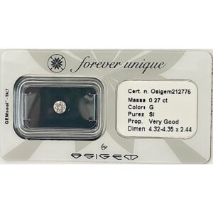 Gyémánt 027ct 212775 Osigem-Responsible Jewellery Council-Forever unique