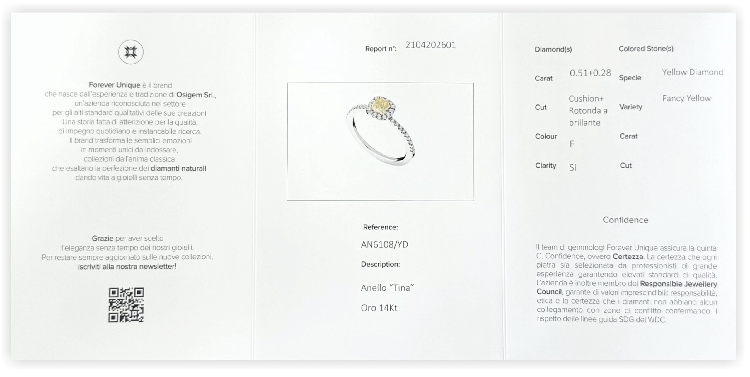 Gyémánt gyűrű fancy Tina Osigem-2104202601-Responsible Jewellery Council-Forever unique - Image 3