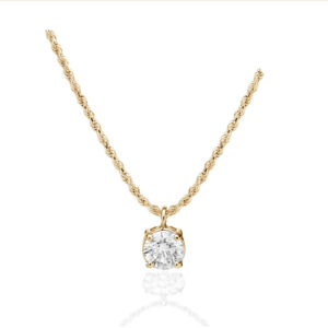 Gyémánt nyaklánc sárga Osigem Responsible Jewellery Council