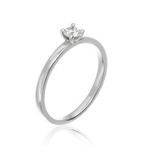 Gyémánt gyűrű fehér Osigem-Responsible Jewellery Council-Forever unique