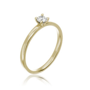 Gyémánt gyűrű sárga Osigem-Responsible Jewellery Council-Forever unique