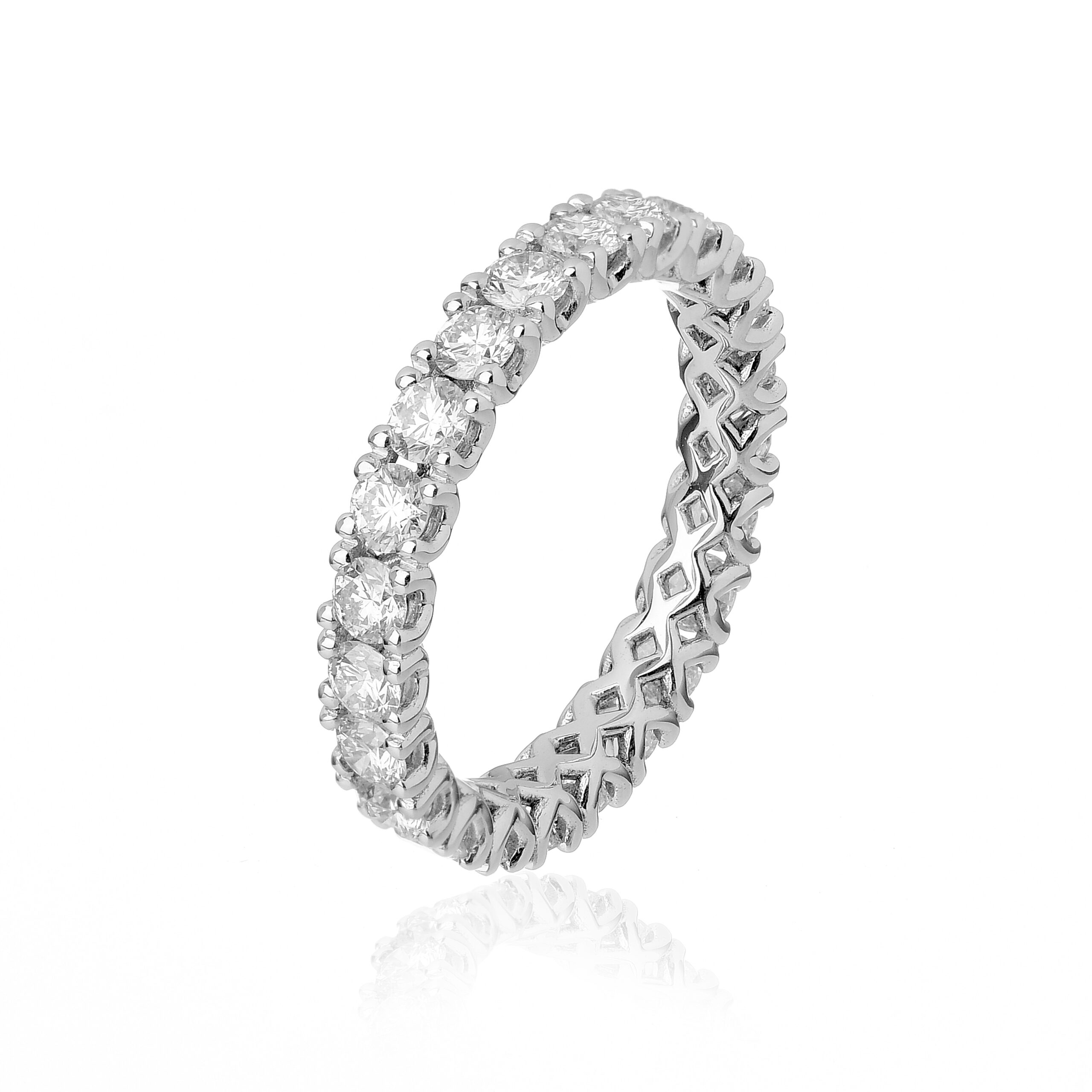 Gyémánt gyűrű 2.33ct Osigem-Responsible Jewellery Council-Forever unique 0805202609 - Image 2